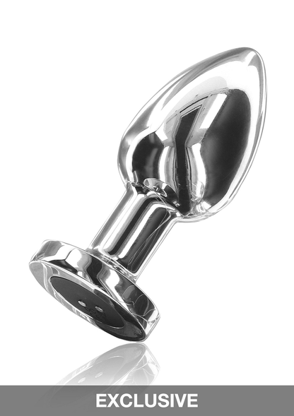 ToyJoy Buttocks Vibrating Metal Buttplug L SILVER - 1