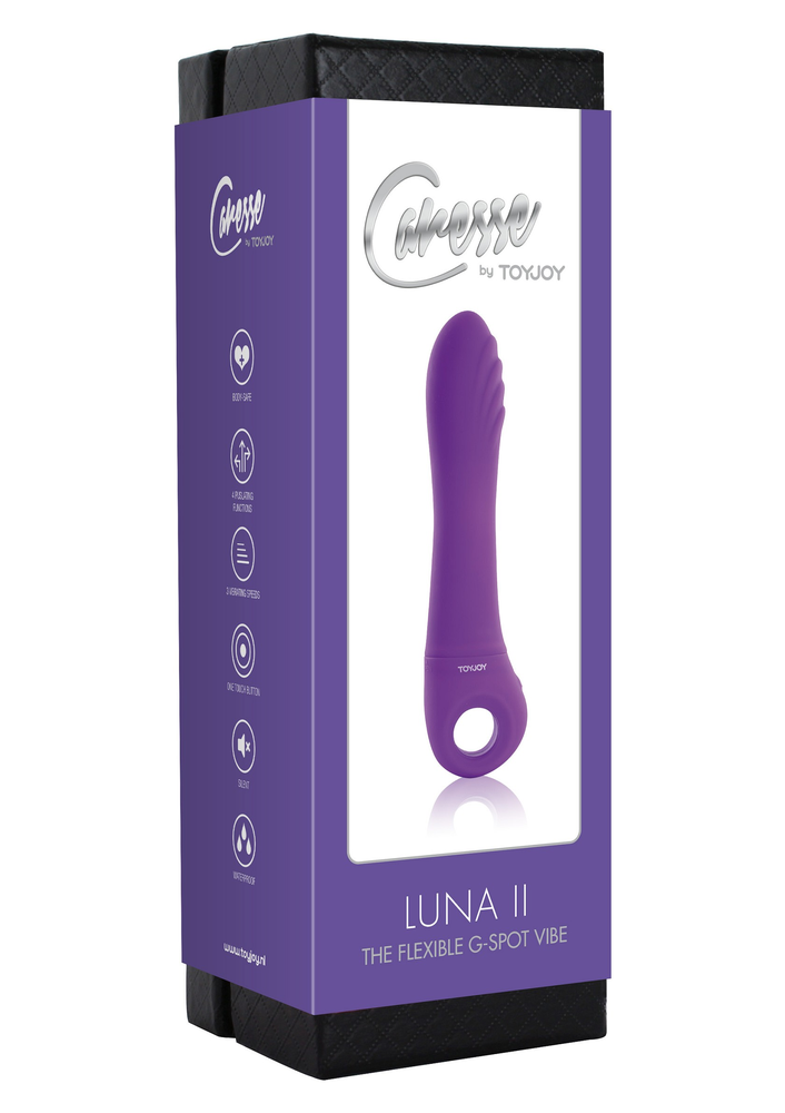 ToyJoy Caresse Luna II Flexible G-spot vibe PURPLE - 0