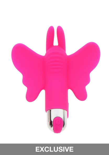 ToyJoy Finger Vibe Butterfly Pleaser Rechargeable PINK - 3