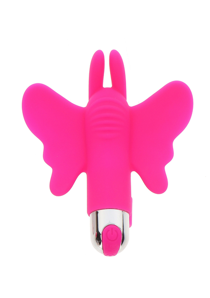 ToyJoy Finger Vibe Butterfly Pleaser Rechargeable PINK - 0