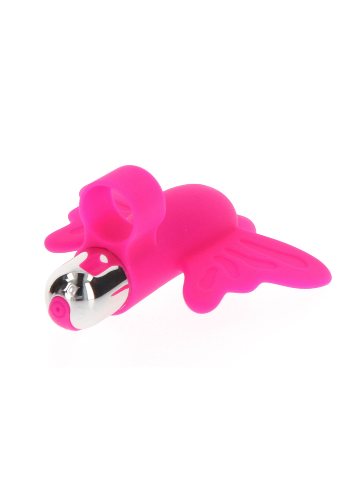 ToyJoy Finger Vibe Butterfly Pleaser Rechargeable PINK - 1