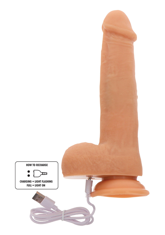 ToyJoy Get Real Rotating Beads Vibrating Dildo