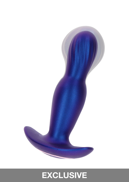 ToyJoy Buttocks The Stout Inflating Vibrating Plug BLUE - 3