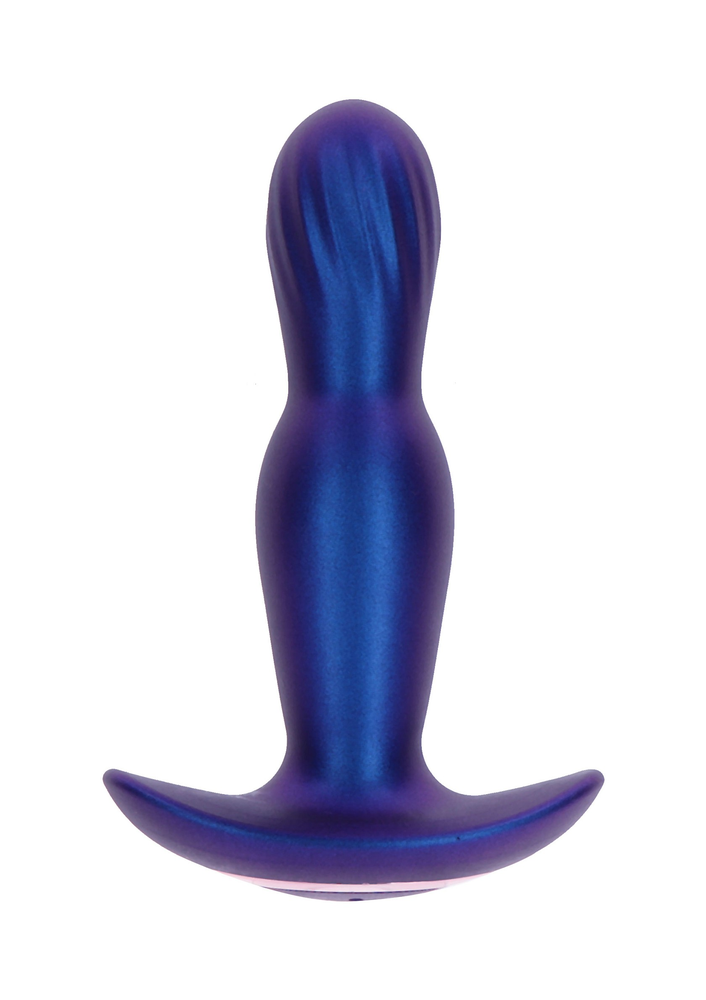 ToyJoy Buttocks The Stout Inflating Vibrating Plug BLUE - 2