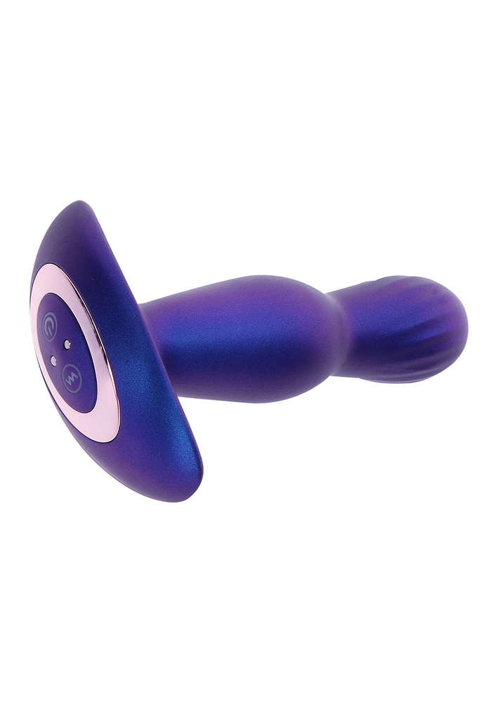 ToyJoy Buttocks The Stout Inflating Vibrating Plug BLUE - 5