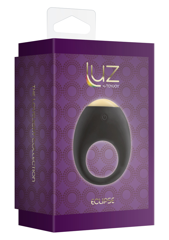 ToyJoy Luz Eclipse Vibrating Cock Ring BLACK - 3