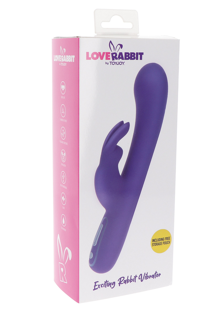 ToyJoy Love Rabbit Exciting Rabbit Vibrator PURPLE - 1