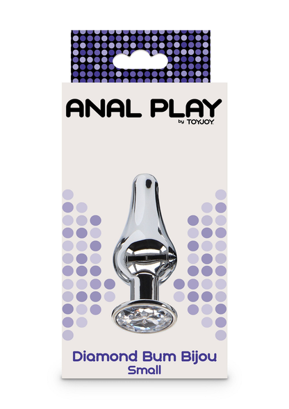 ToyJoy Anal Play Diamond Bum Bijou Small SILVER - 0