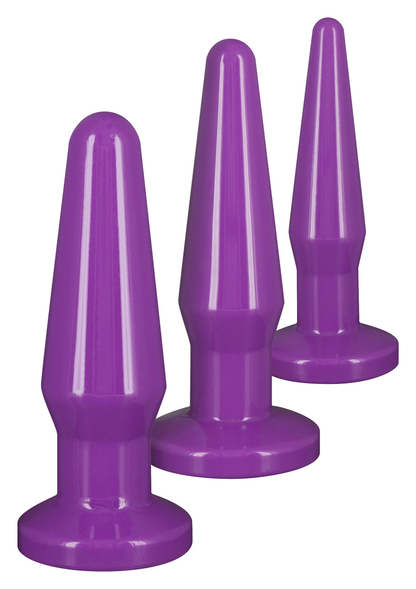 ToyJoy Anal Play Best Butt Buddies PURPLE - 2