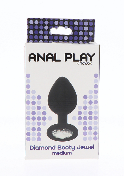 ToyJoy Anal Play Diamond Booty Jewel Medium BLACK - 3