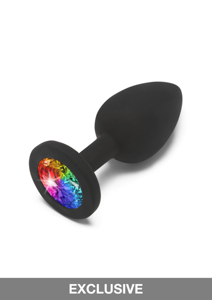 ToyJoy Anal Play Rainbow Booty Jewel Small BLACK - 3