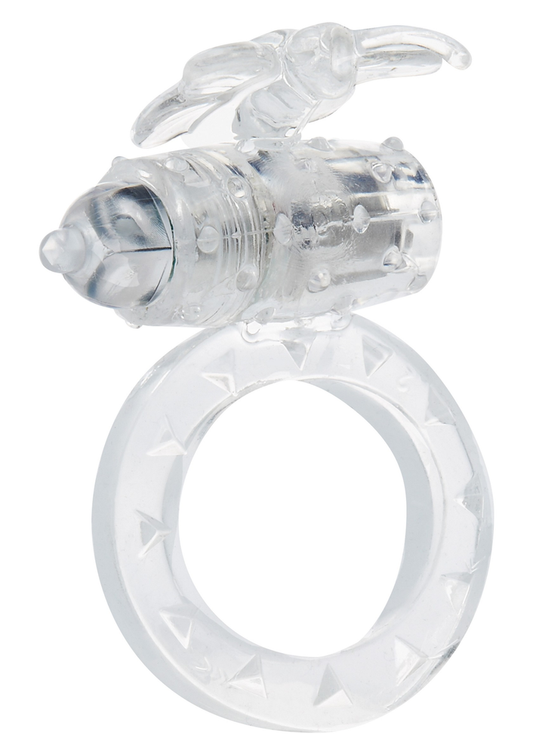 ToyJoy Basics Flutter Ring Vibrating - Transparent