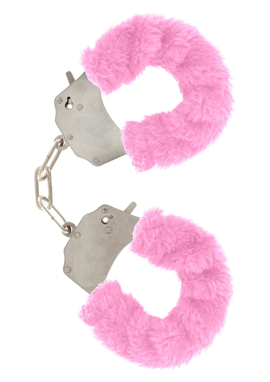 ToyJoy Classics Furry Fun Cuffs - Rosa