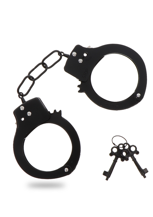 ToyJoy Classics Metal Handcuffs - Schwarz