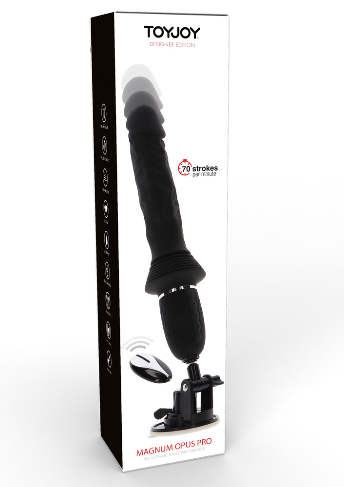 ToyJoy Designer Edition Magnum Opus Thruster Pro BLACK - 6