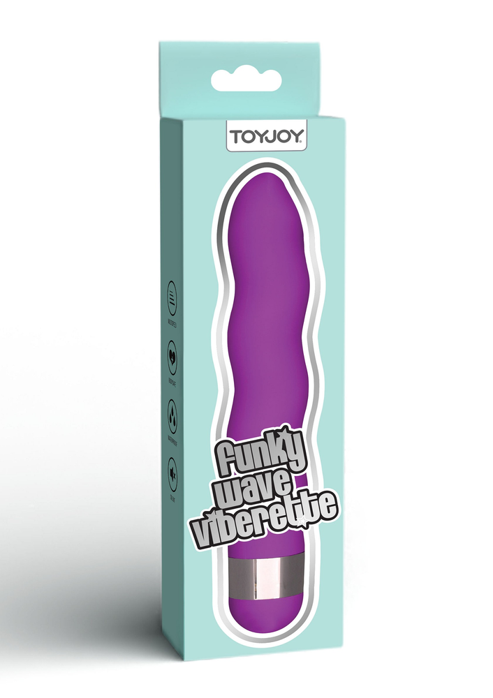 ToyJoy Funky Fun Toys Funky Wave Vibrette VIOLET - 0