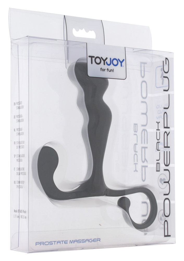 ToyJoy Manpower Power Plug Prostate Massager BLACK - 0