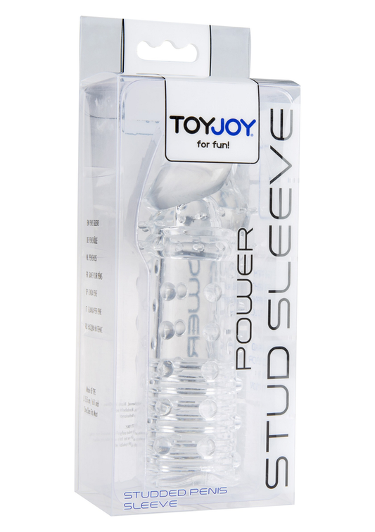 ToyJoy Manpower Power Stud Sleeve - Transparent