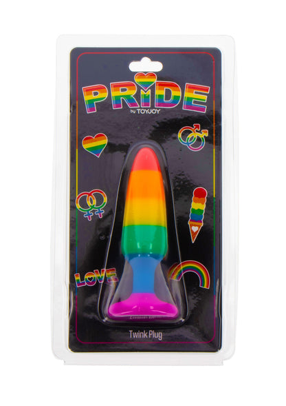 ToyJoy Pride Twink Plug Medium RAINBOW - 4