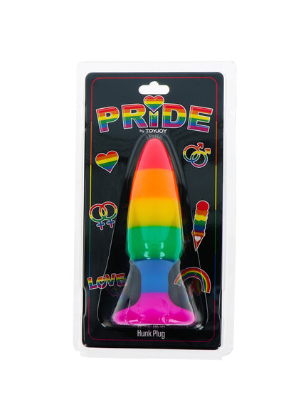 ToyJoy Pride Hunk Plug Large RAINBOW - 3