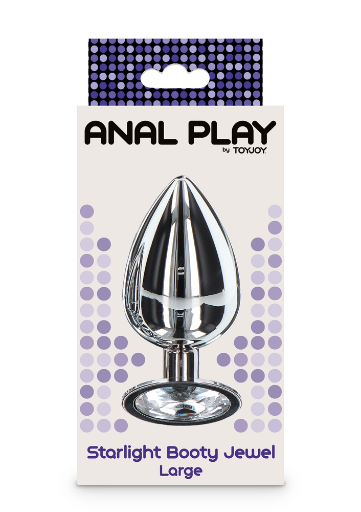 ToyJoy Anal Play Starlight Booty Jewel Large SILVER - 4