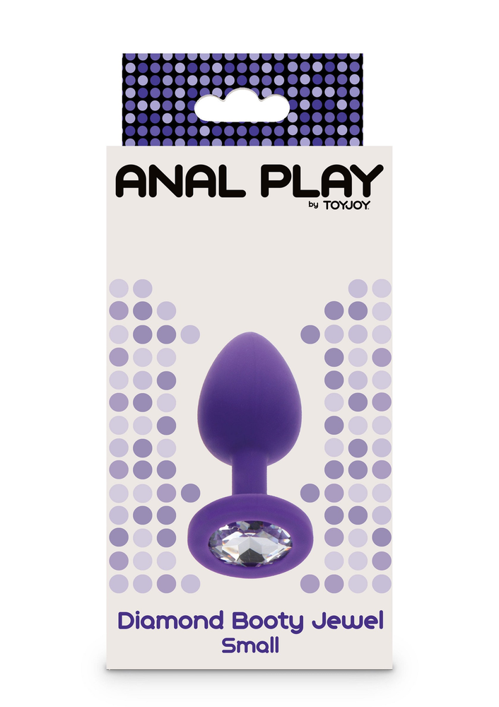 ToyJoy Anal Play Diamond Booty Jewel Small PURPLE - 0