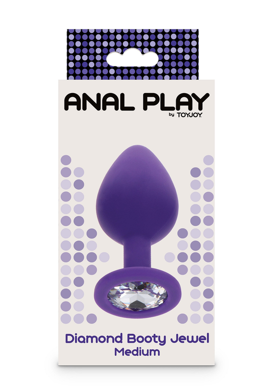 ToyJoy Anal Play Diamond Booty Jewel Medium - Lila