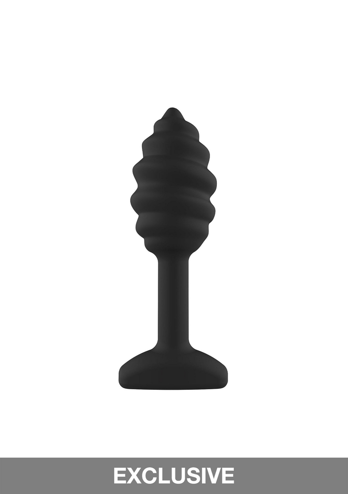 ToyJoy Anal Play Swirl Anal Plug BLACK - 32