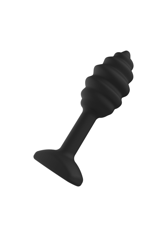 ToyJoy Anal Play Swirl Anal Plug BLACK - 27