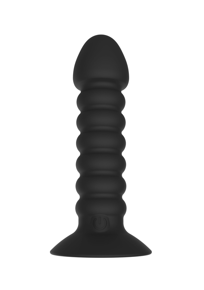 ToyJoy Anal Play Vibrating Anal Plug Medium BLACK - 45