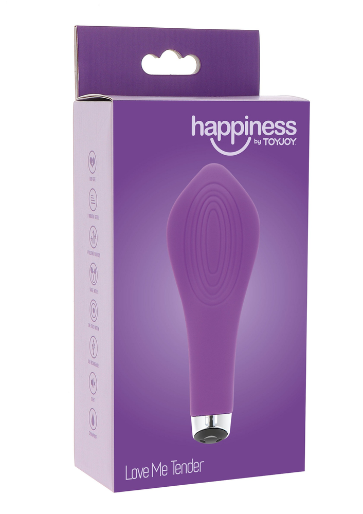 ToyJoy Happiness Love Me Tender Stimulator PURPLE - 0