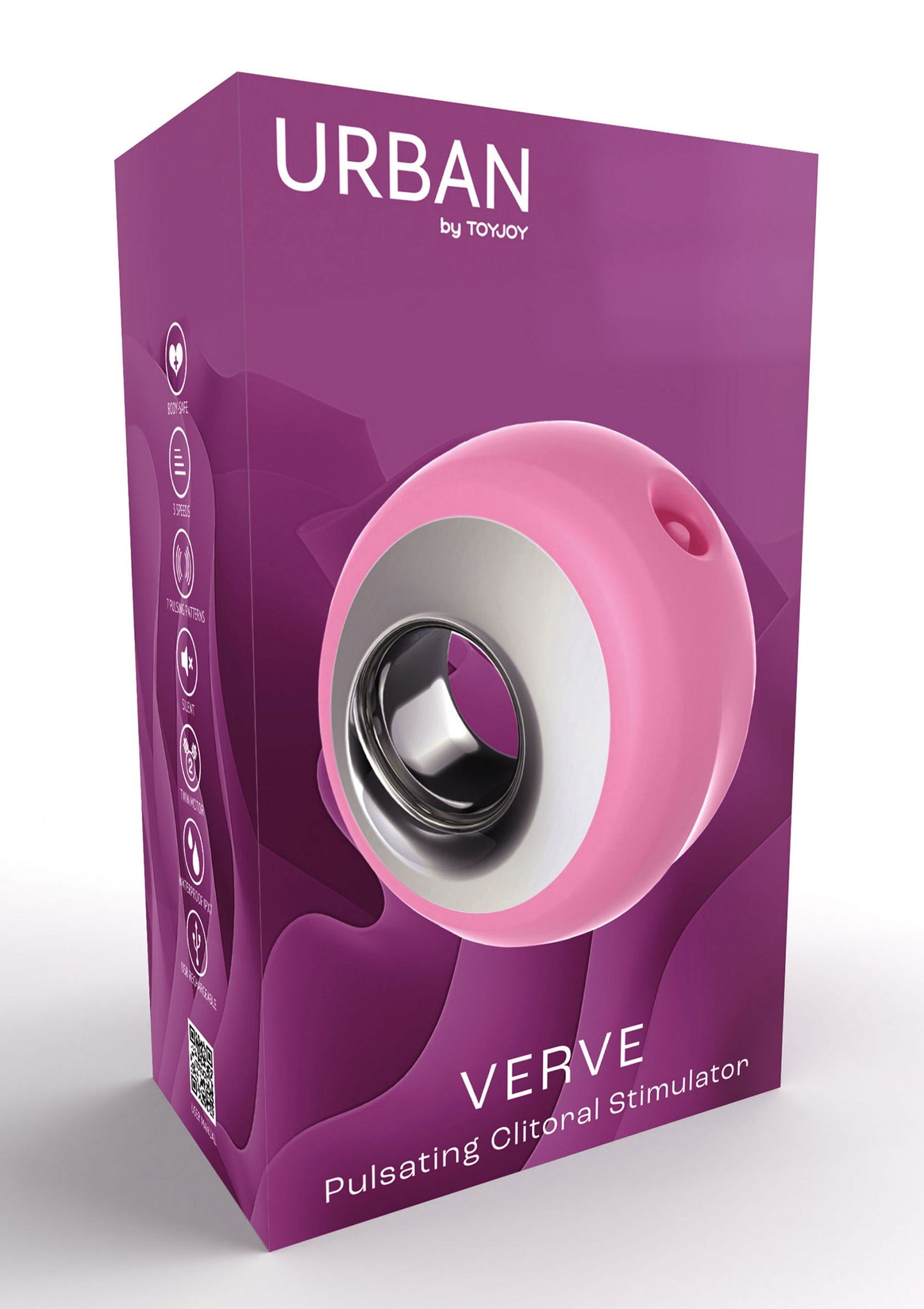 ToyJoy Urban VERVE - Pulsating Clitoral Stimulator PINK - 6