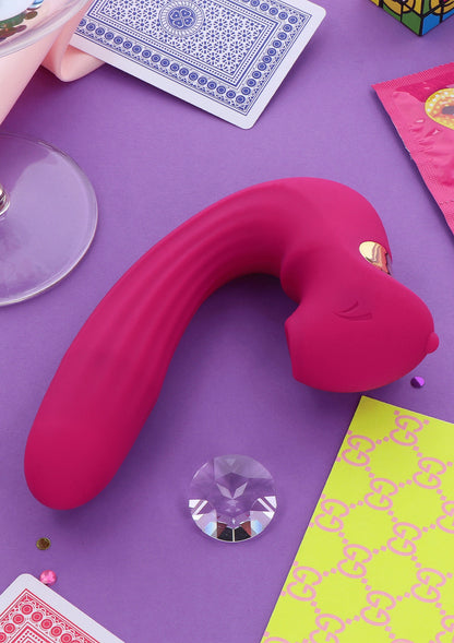 Xocoon Celestial Love Vibe Stimulator FUCHSIA - 11