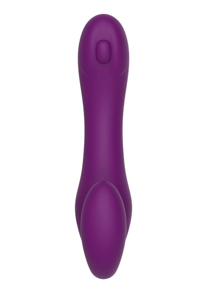 Xocoon Strapless Strap-On Pulse Vibe PURPLE - 8