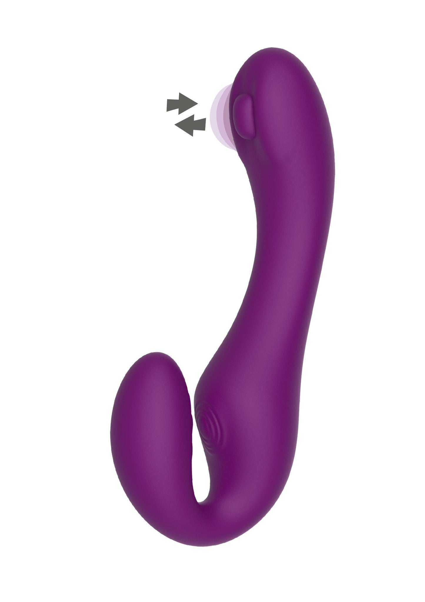 Xocoon Strapless Strap-On Pulse Vibe PURPLE - 10