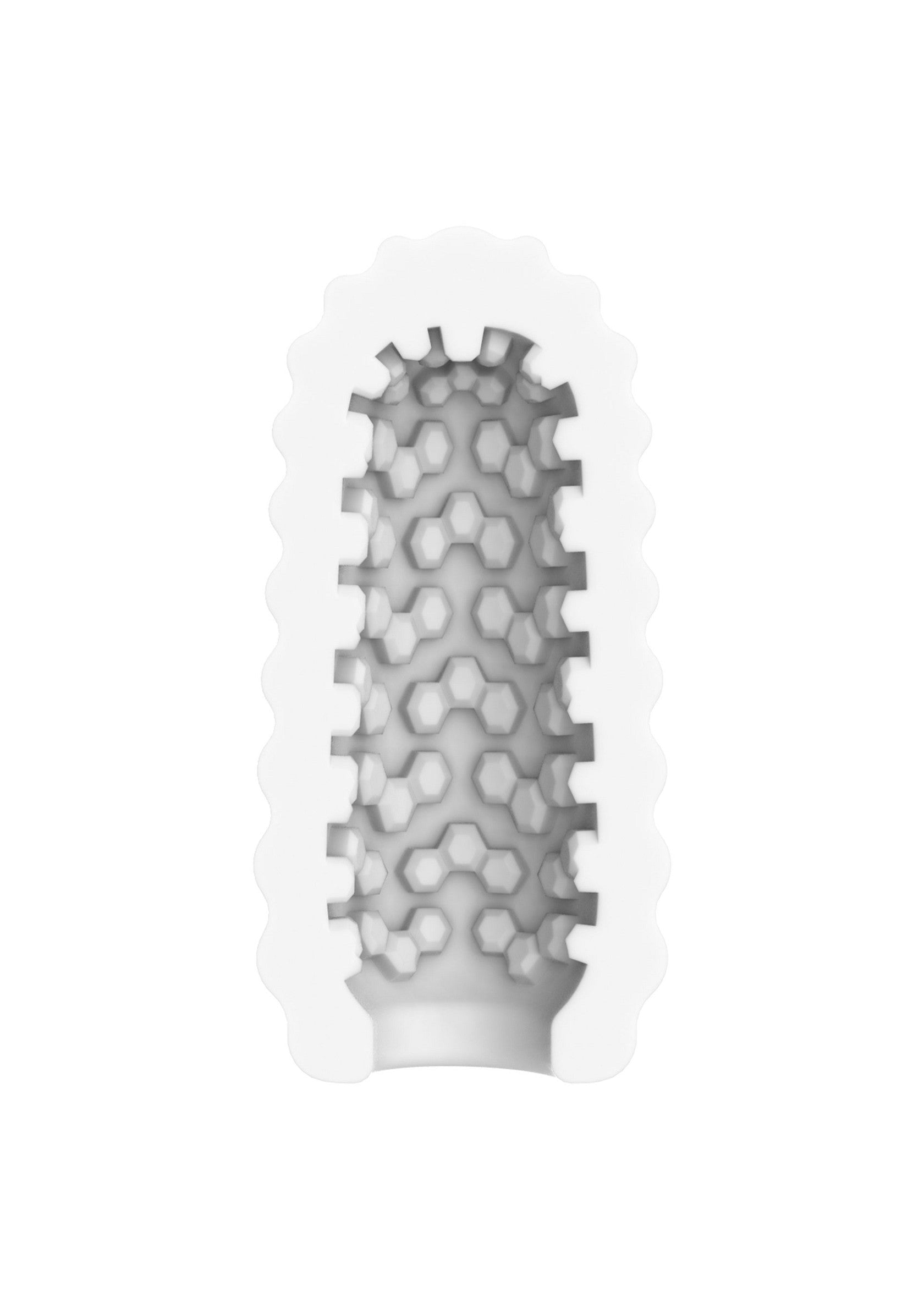 ToyJoy Hero Medium Masturbator Ribs WHITE - 2