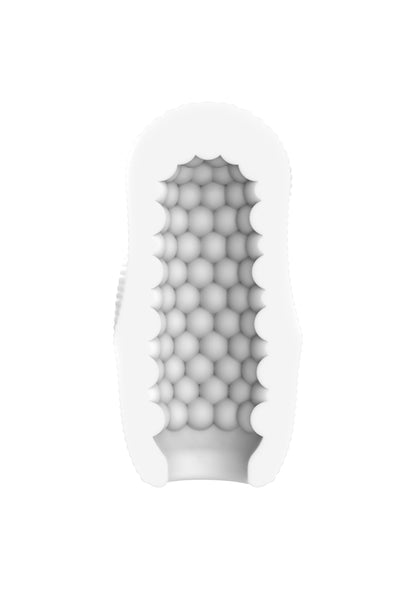 ToyJoy Hero Medium Masturbator Swirl WHITE - 0