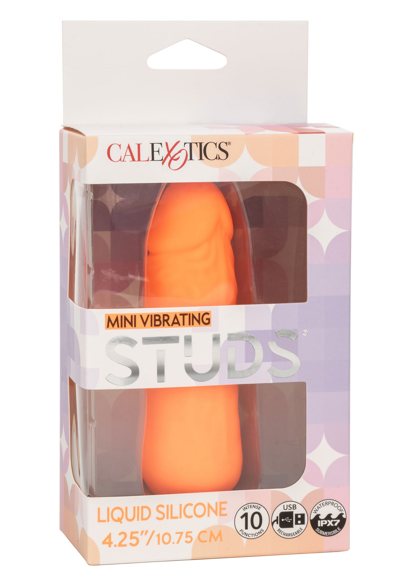 CalExotics Stud Mini Vibrating Studs ORANGE - 9