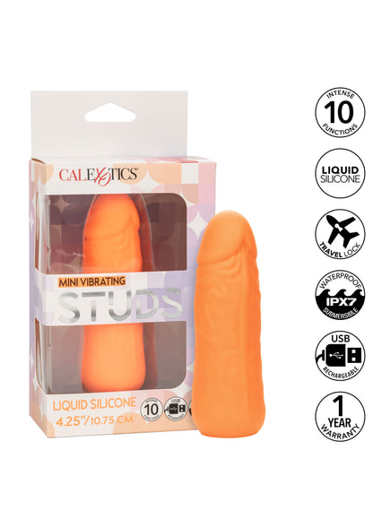 CalExotics Stud Mini Vibrating Studs ORANGE - 6