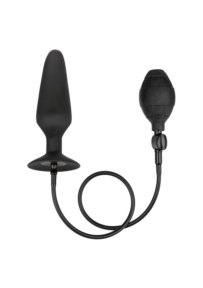 CalExotics XL Silicone Inflatable Plug BLACK - 7