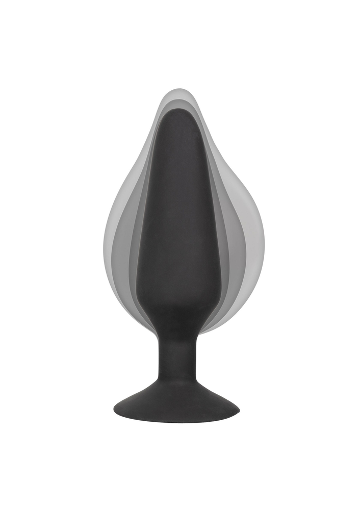 CalExotics XL Silicone Inflatable Plug BLACK - 3