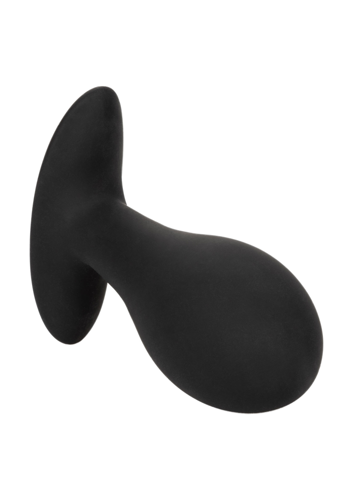 CalExotics Weighted Silicone Inflatable Plug Large BLACK - 12