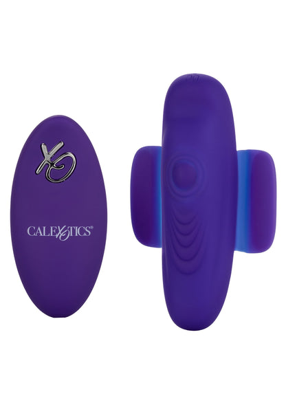 CalExotics Lock-N-Play Remote Pulsating Panty Teaser PURPLE - 4