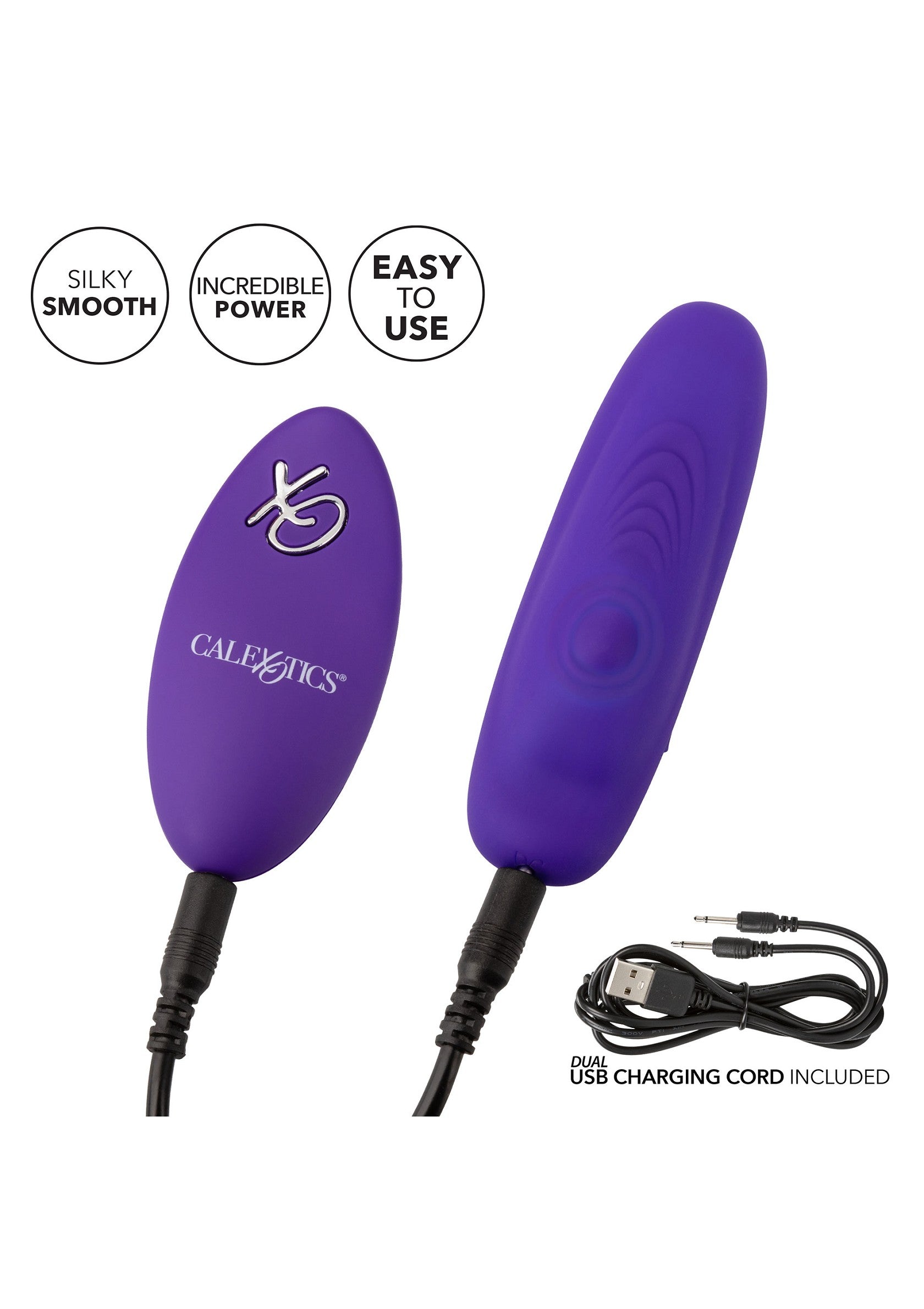 CalExotics Lock-N-Play Remote Pulsating Panty Teaser PURPLE - 3