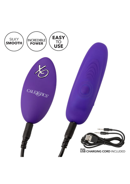 CalExotics Lock-N-Play Remote Pulsating Panty Teaser PURPLE - 3