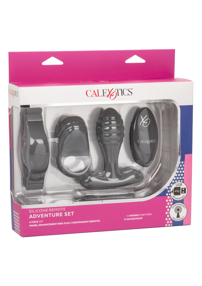 CalExotics Silicone Remote Adventure Set GREY - 10