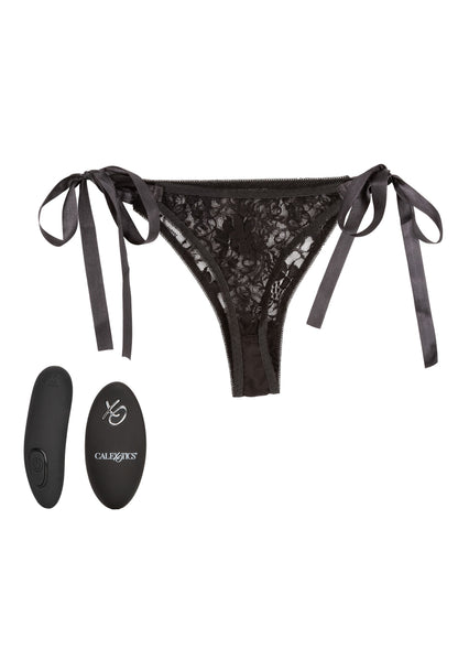 CalExotics Remote Control Lace Thong Set BLACK - 9