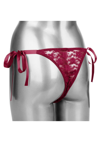 CalExotics Remote Control Lace Thong Set RED - 5