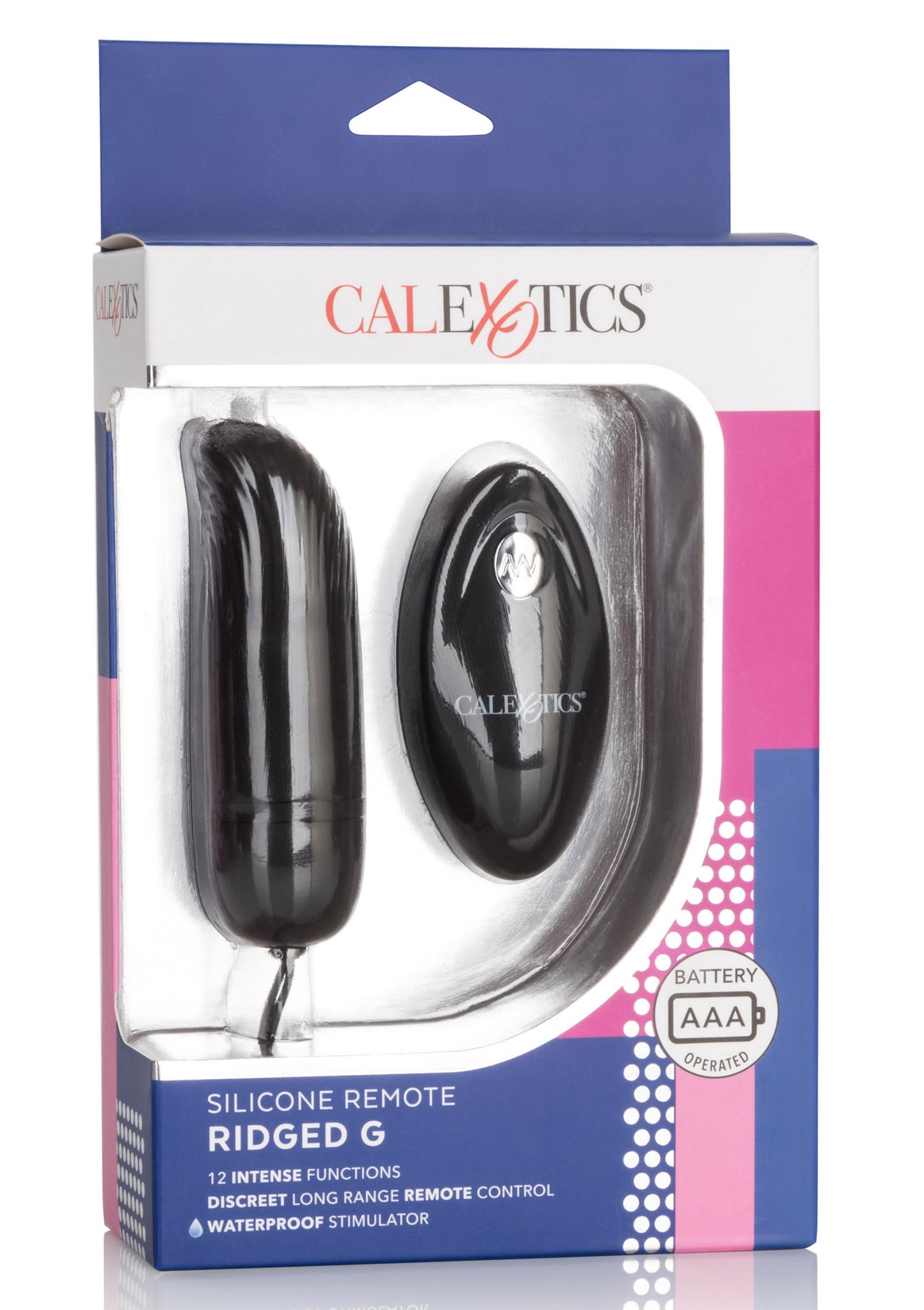 CalExotics Silicone Remote Ridged G BLACK - 2