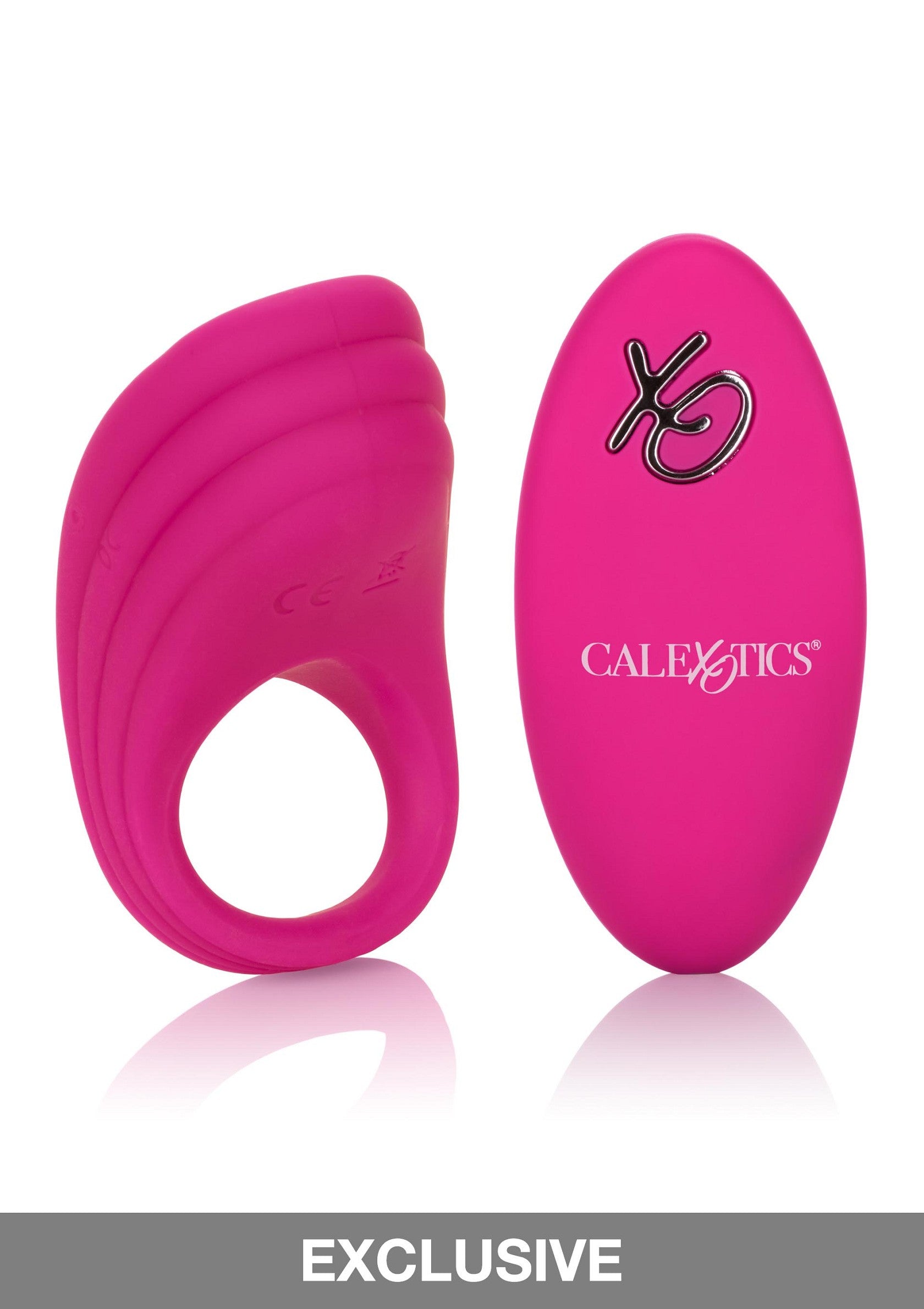 CalExotics Silicone Remote Pleasure Ring PINK - 1